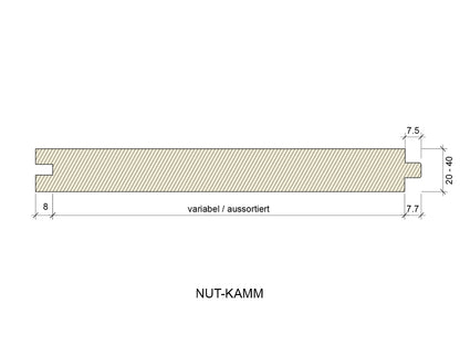 Bodenriemen Nut und Kamm, Breite 90–180mm, Industrie